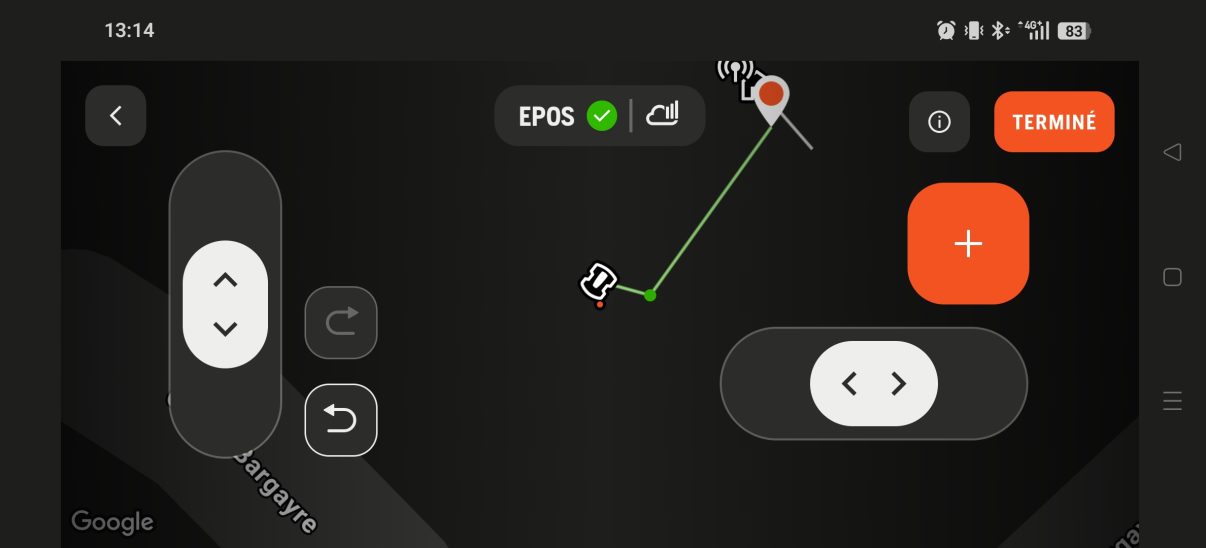appli automower connect interface cartographie