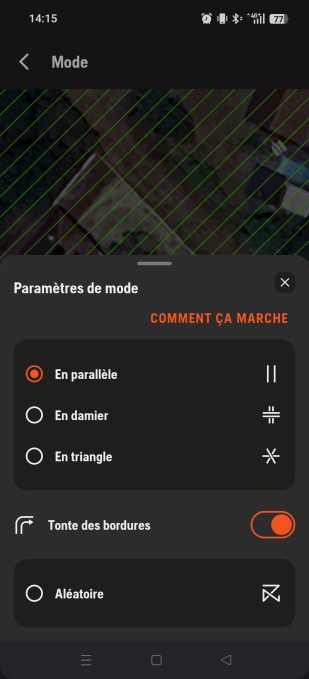 appli automower connect motifs de tonte