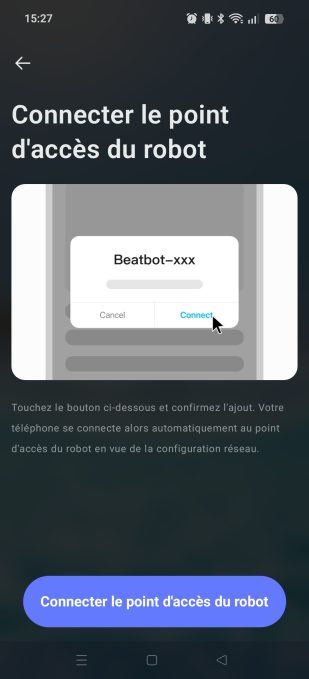 appli beatbot connexion