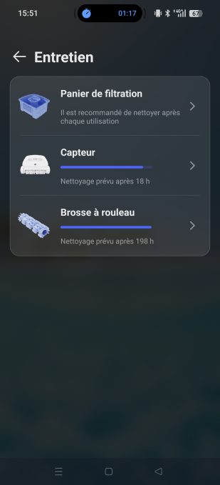 appli beatbot suivi des composants