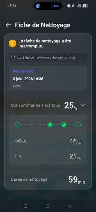 appli beatbot fiche de nettoyage détaillée