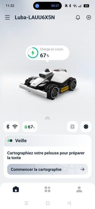 appli mammotion accueil