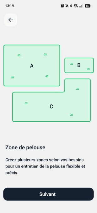 appli mammotion zone