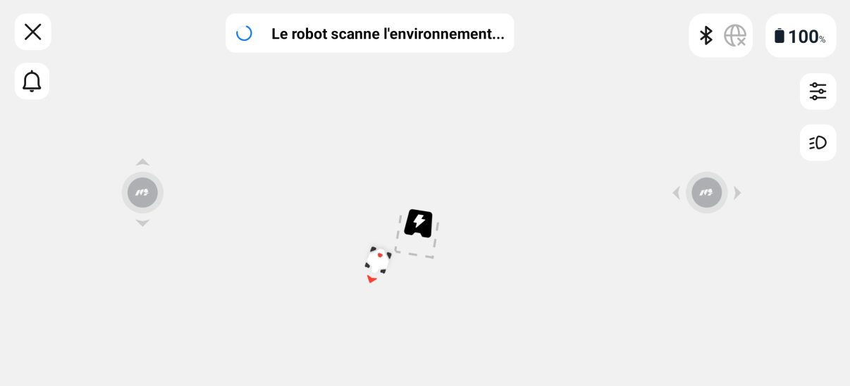 appli mammotion scan environnement