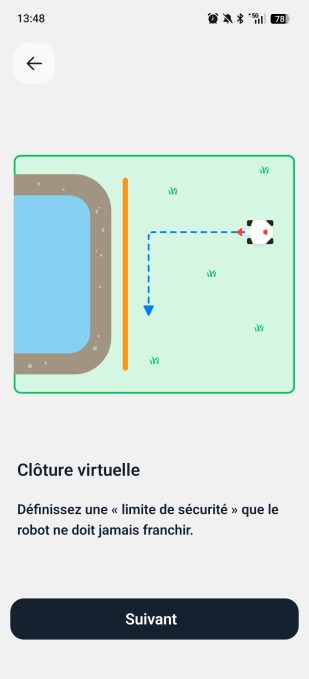 appli mammotion clôture virtuelle