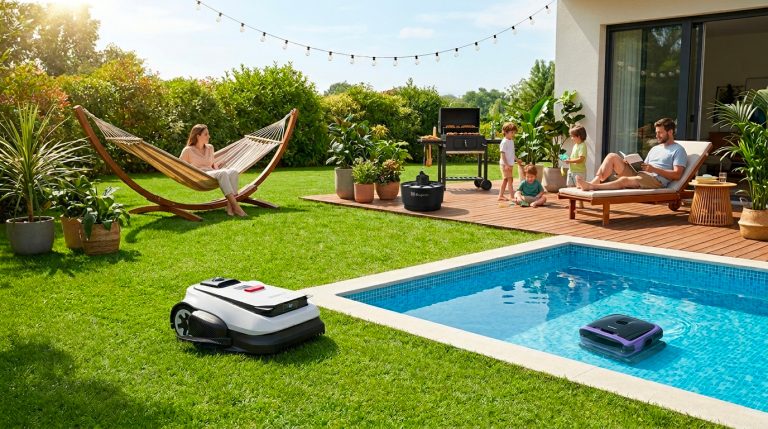 Vacances au jardin avec innovations