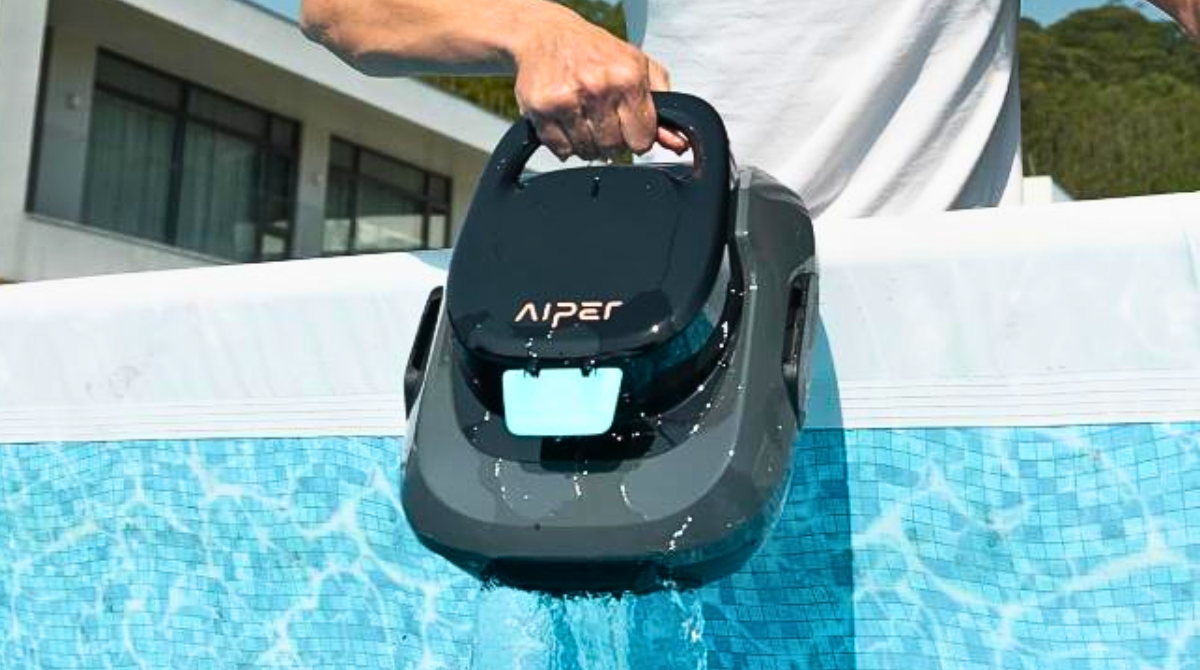 Aiper Scuba SE sorti de l'eau