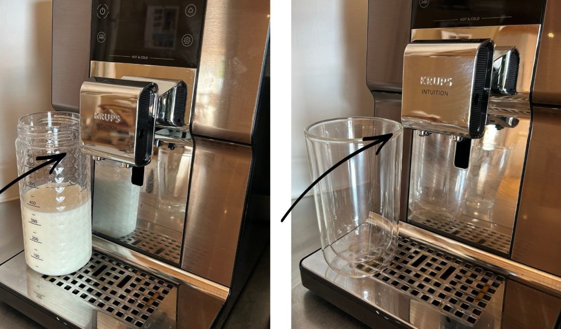 probleme hauteur Krups Intuition Experience Hot&Cold