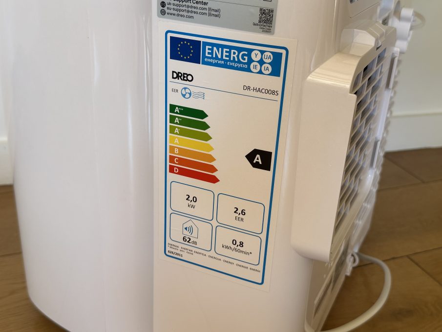 Fiche énergie Dreo 318S