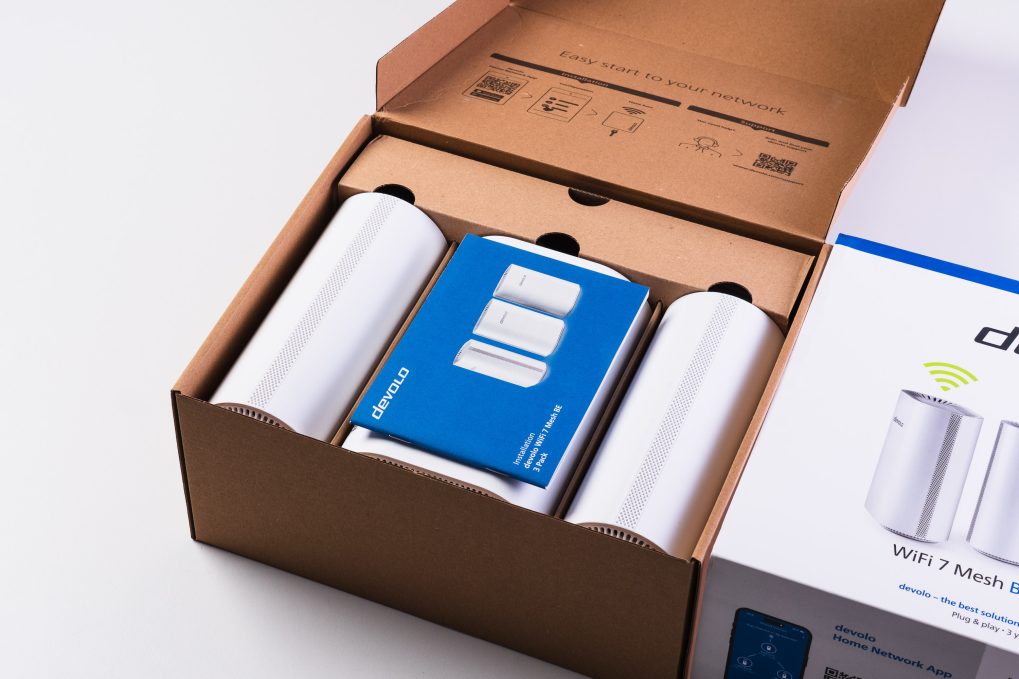 devolo WiFi 7 Mesh BE6500 unboxing