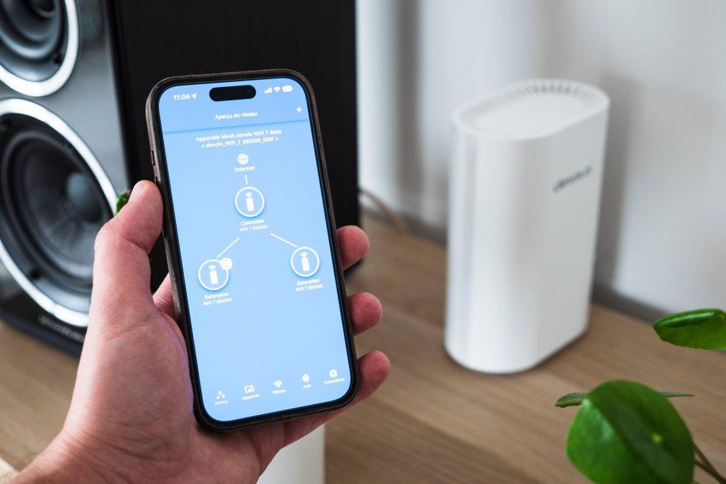 application mobile devolo WiFi 7 Mesh BE6500