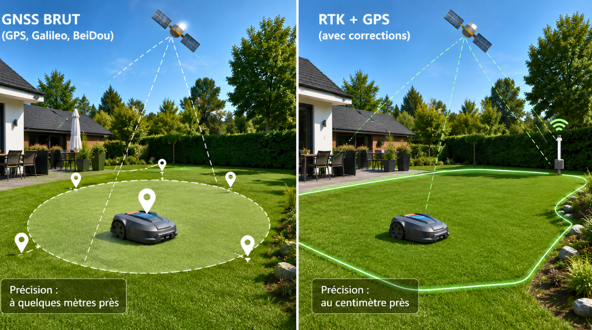 Gnss vs RTK+GPS