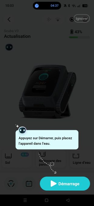 appli aiper tuto démarrer