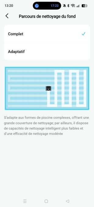 appli aiper trajet complet