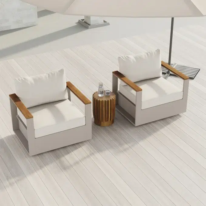 fauteuil pivotant Homary Tevara photo officielle
