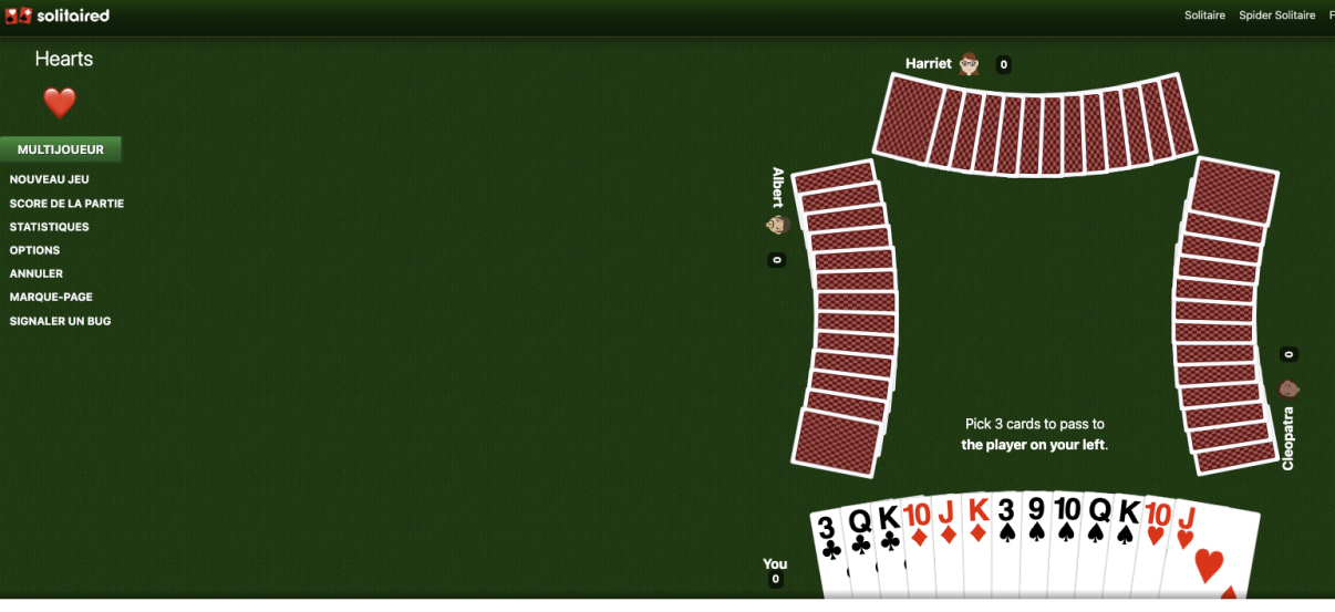 solitaired : jouer dame de pique en ligne gratuit