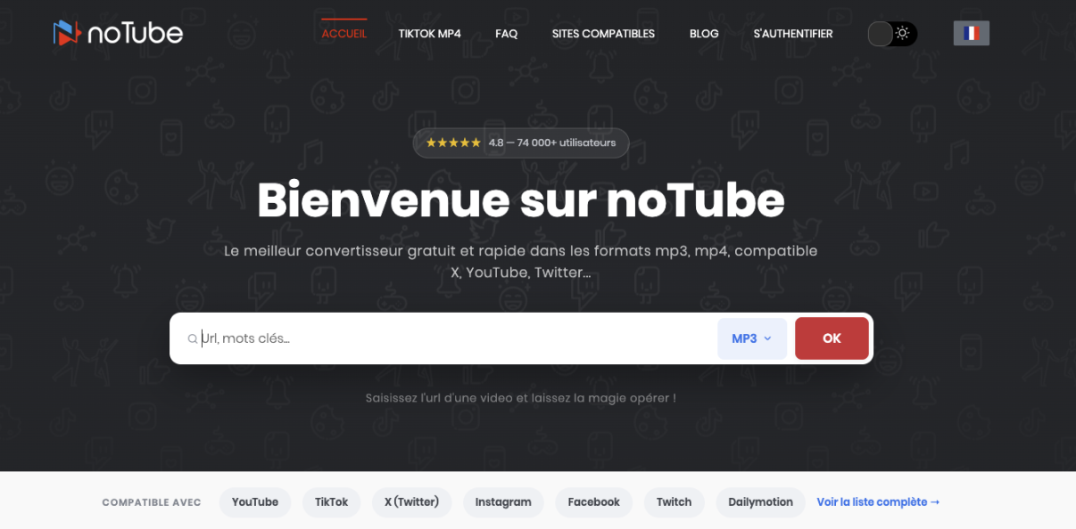 notube telecharger video mp4 youtube en ligne