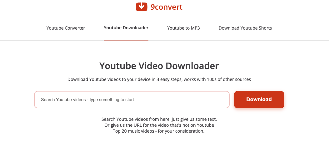 9convert telecharger video youtube en ligne