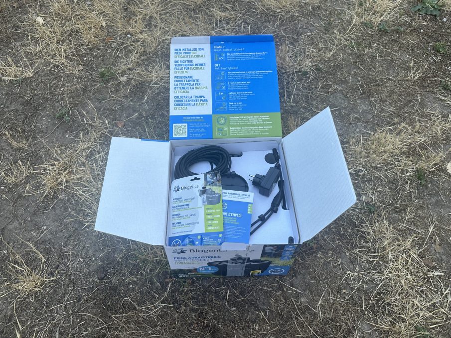 Biogents AERO TRAP plus carton ouvert