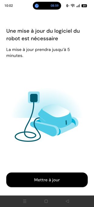 appli maytronics mise à jour