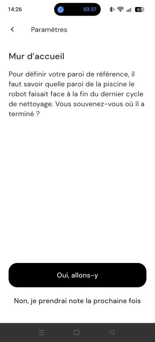 appli maytronics paroi de stationnement