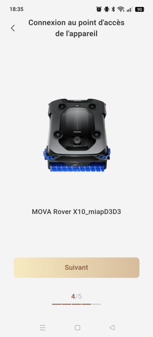 MOVAhome appairage