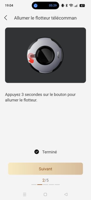 MOVAhome connecter flotteur tuto