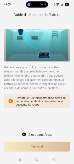 MOVAhome utiliser flotteur tuto