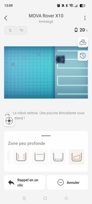 MOVAhome zone peu profonde