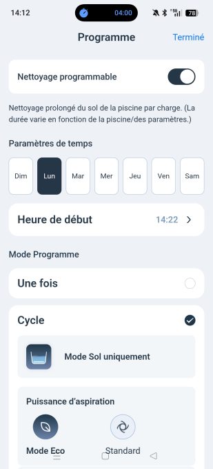 appli Ecovacs Home programme