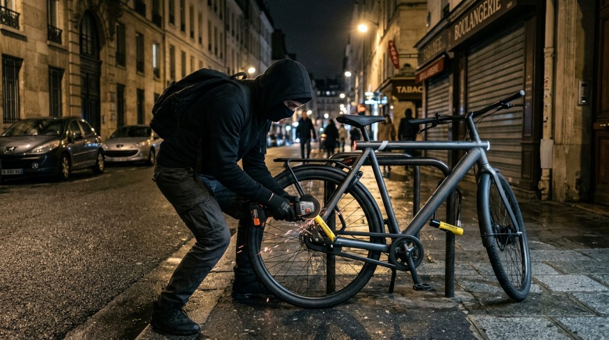 Vol d'un vélo électrique