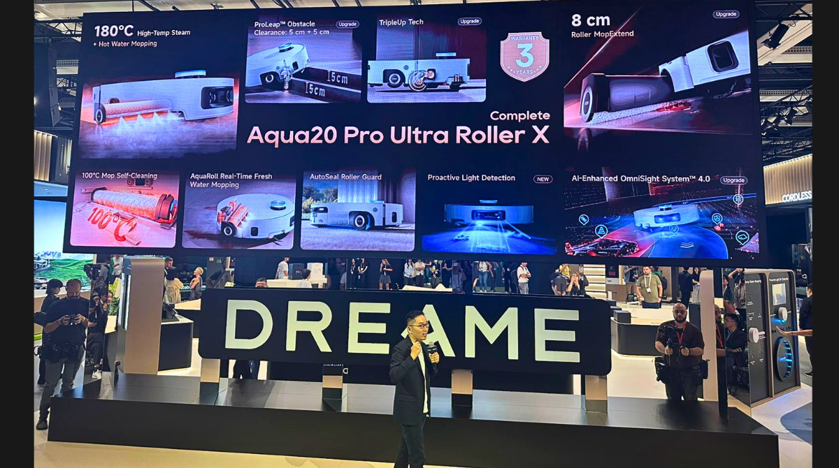 Dreame Aqua20 Ultra Roller X présentation IFA 2026