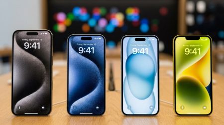 comparaison de plusieurs iPhone