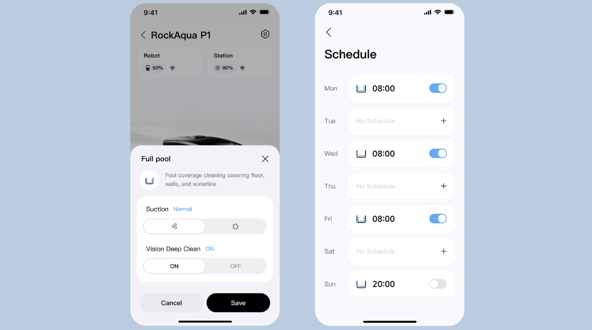 Roborock Aqua P1 application