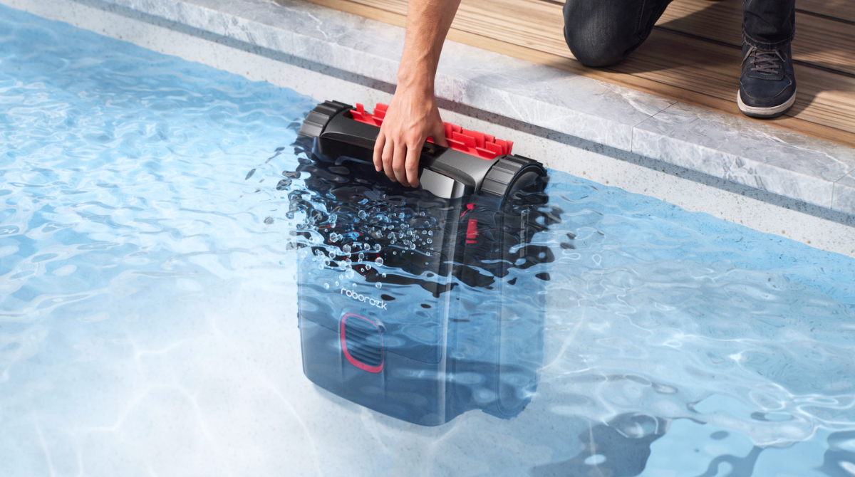 Roborock Aqua P1 retrait de la piscine