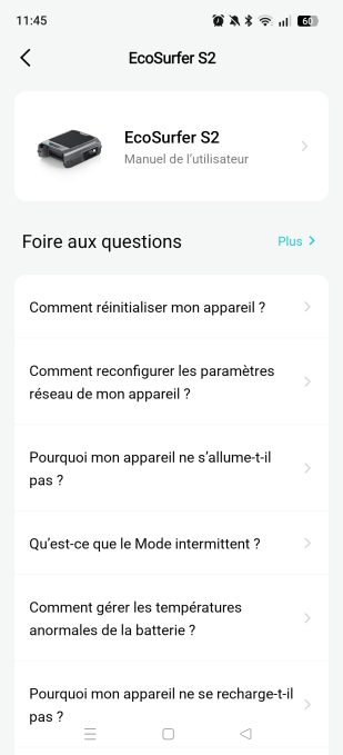 Appli Aiper FAQ