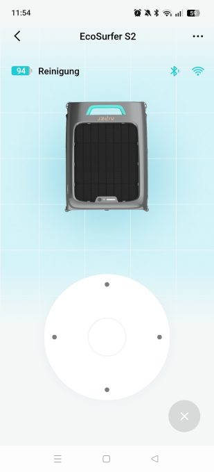 Appli Aiper mode téléguidé