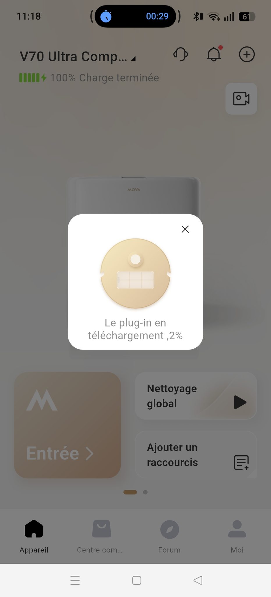 appli MOVAhome plug-in