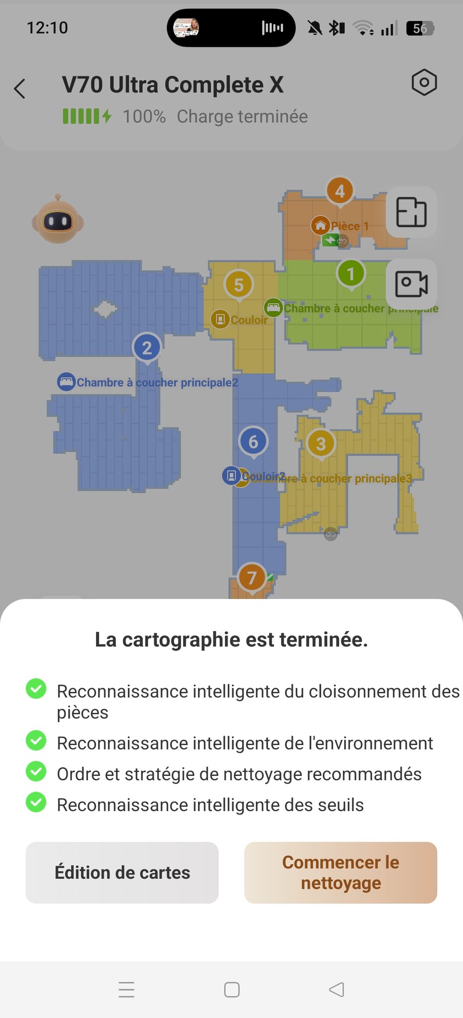 appli MOVAhome tutos cartographie terminée