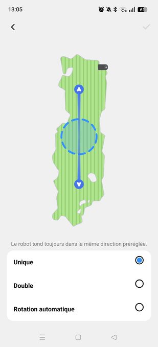 appli terramow direction de tonte