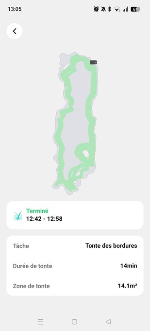 appli terramow historique de tonte bordure