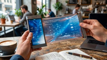 Smartphone écran étirable