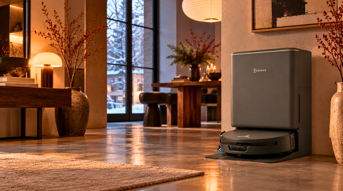 ECOVACS DEEBOT T90 PRO OMNI dans appartement