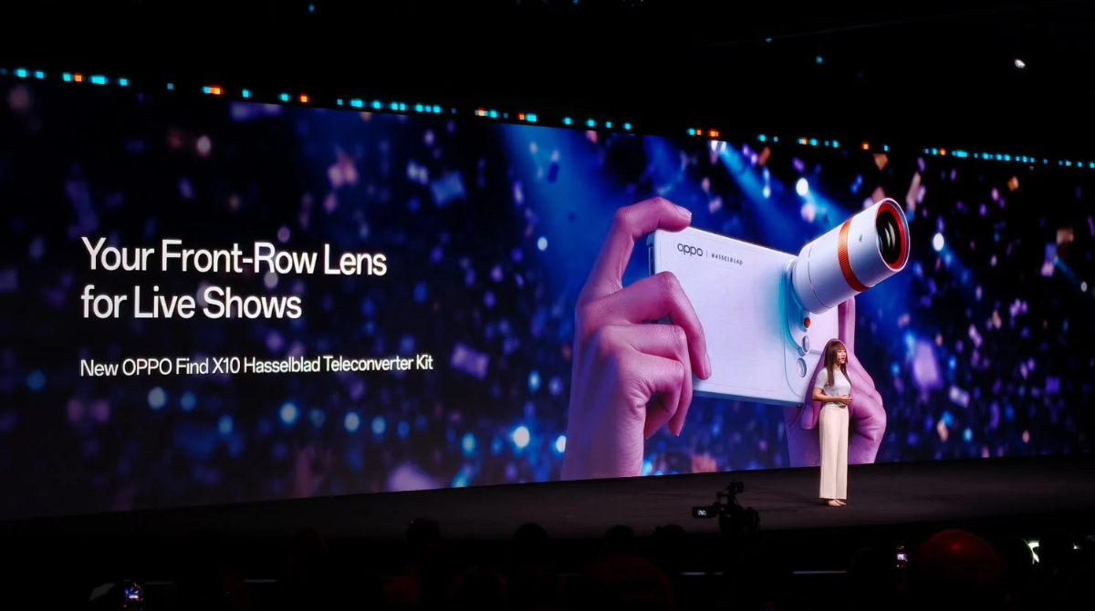 Oppo Find X10 Series téléconverter conférence