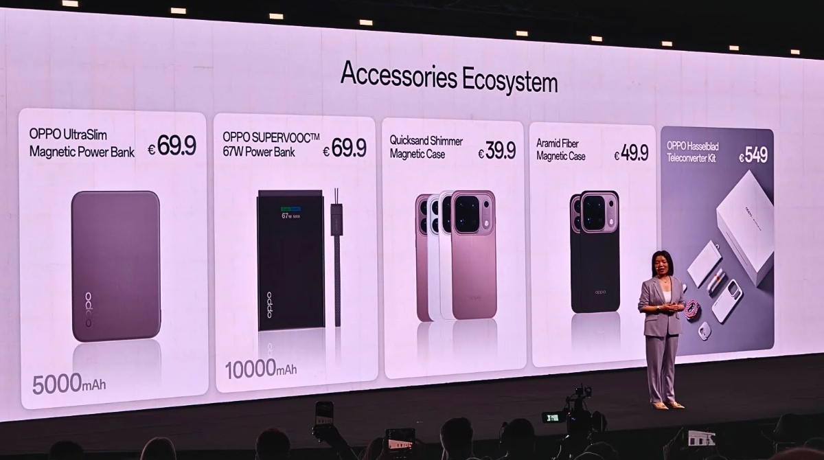 Oppo Find X10 écosystème d'accessoires