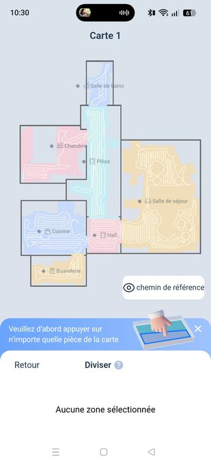 appli ecovacs carte division des pièces