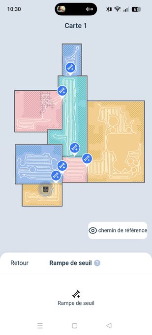 appli ecovacs carte seuils