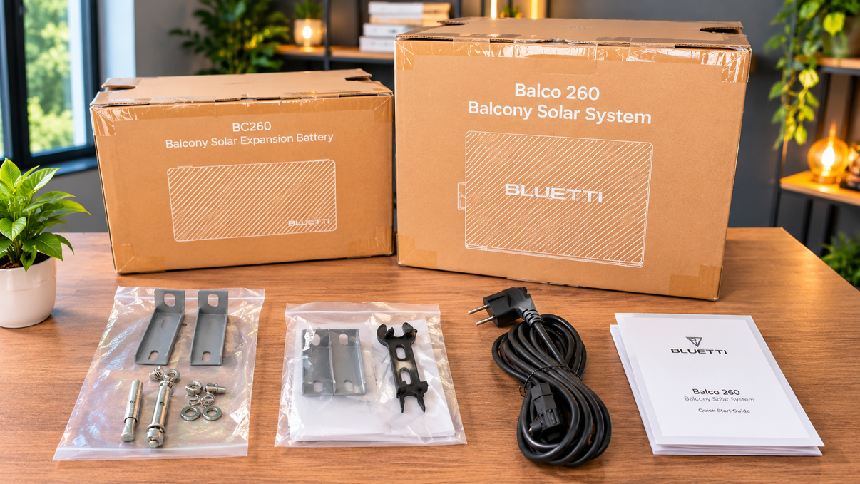 Bluetti Balco 260 unboxing